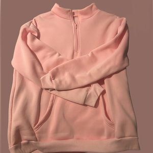 Pink Quarter Zip